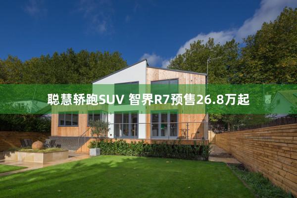 聪慧轿跑SUV 智界R7预售26.8万起