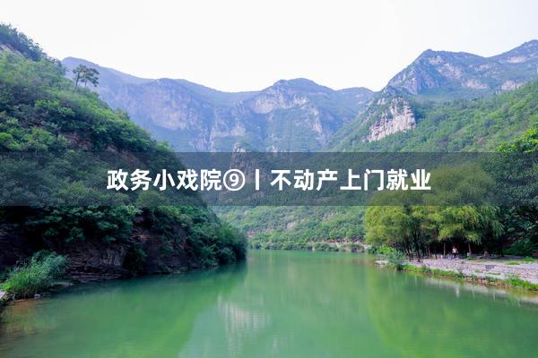 政务小戏院⑨丨不动产上门就业