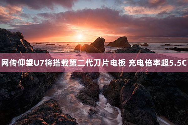 网传仰望U7将搭载第二代刀片电板 充电倍率超5.5C
